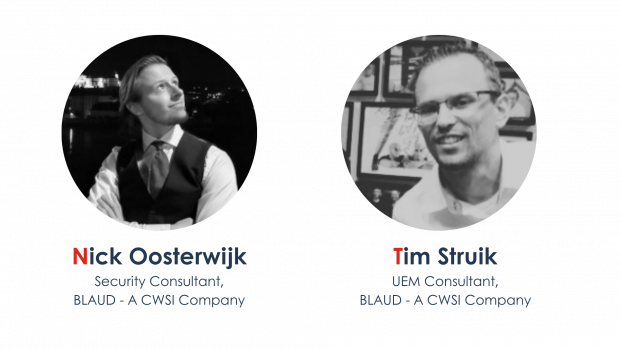 Nick Oosterwijk & Tim Struik, Security Consultants @ BLAUD, A CWSI Company